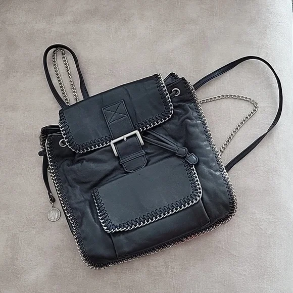 DKNY backpack, navy blue leather New DKNY Maxine Backpack Leather Light Midnight Blue | eBay main image 4